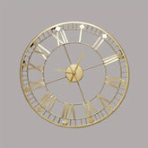 Unique Metal Copper Finish Wall Clock
